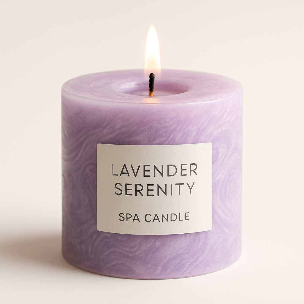 Lavender Serenity Spa Candle